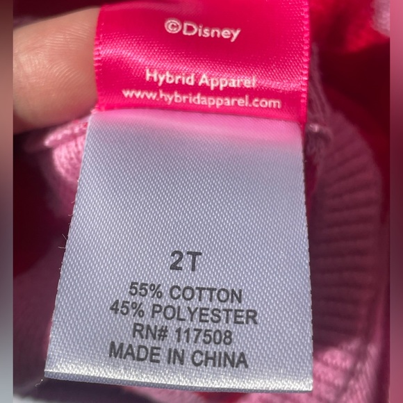 Disney Junior Minnie Mouse Pink and Red Sweater 2T - Picture 5 of 7